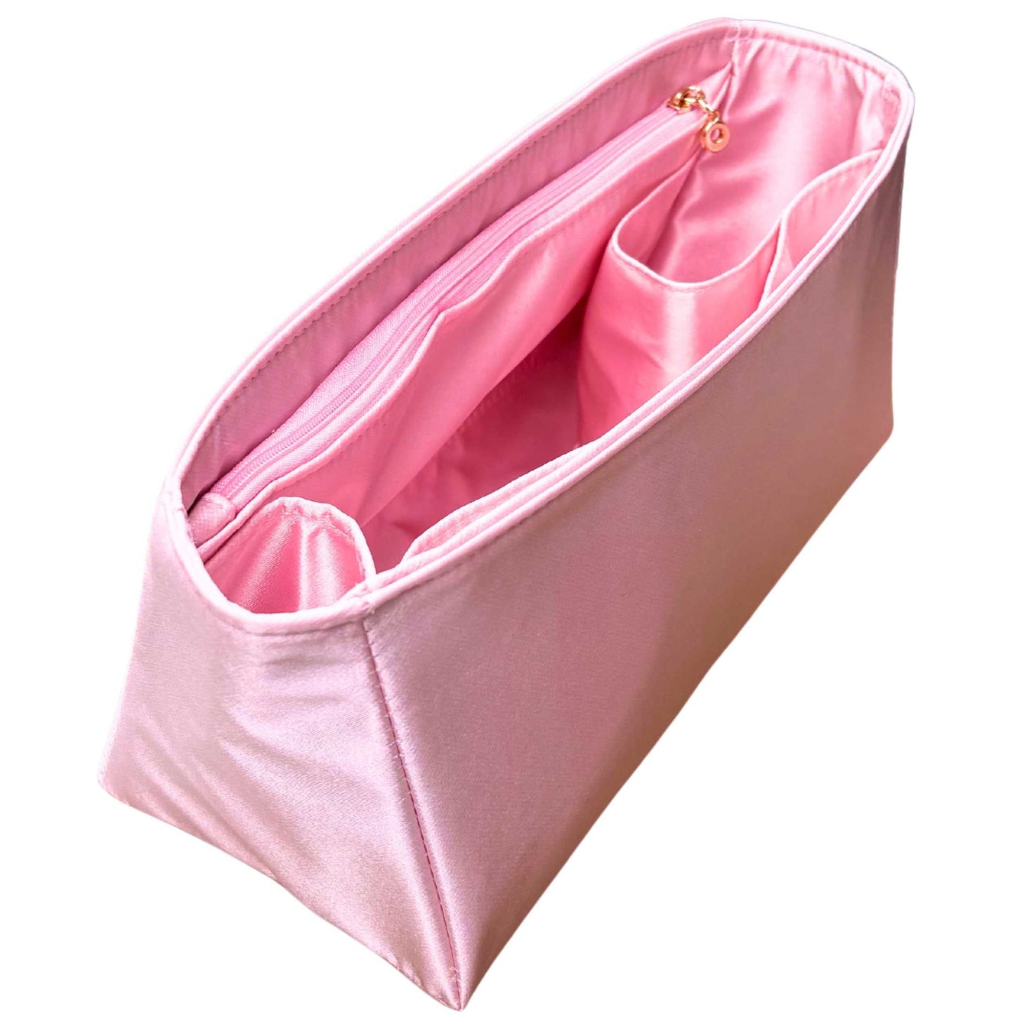 Bag Insert for (Tory Burch, Small Romy Hobo Bag) Organizer of Silk Fabric