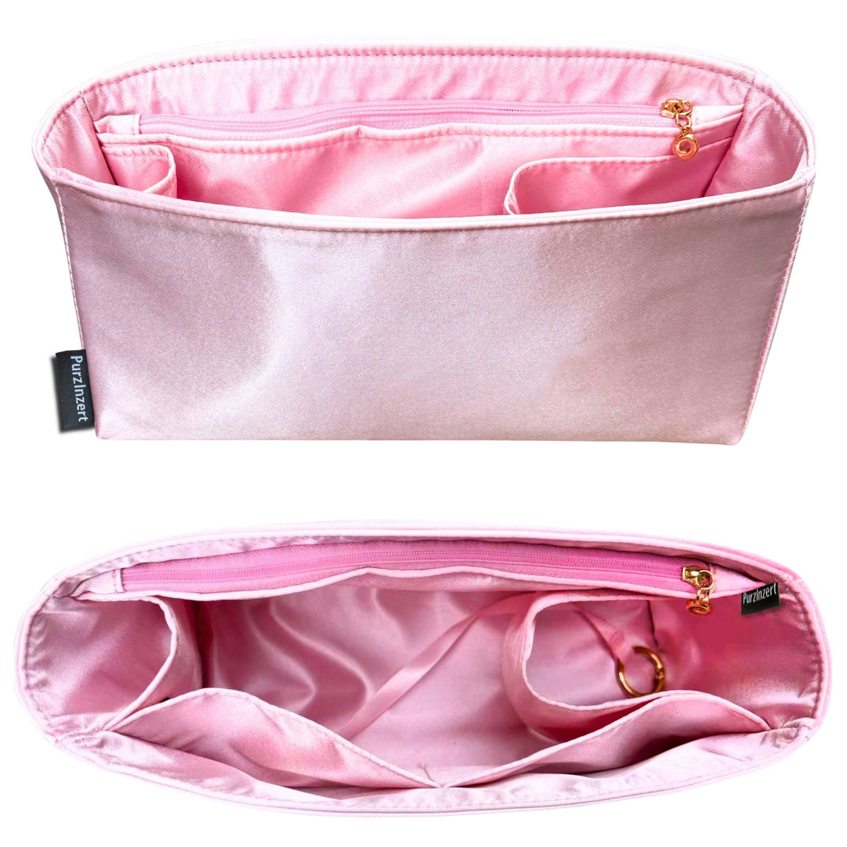 Bag Insert for (Fendi, Way Medium) Organizer of Silk Fabric