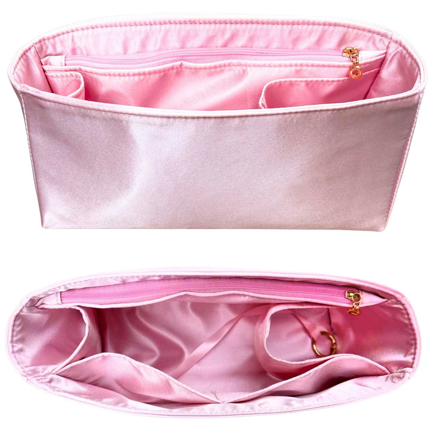 Bag Insert for (LV, Vagabond Hobo) Organizer of Silk Fabric