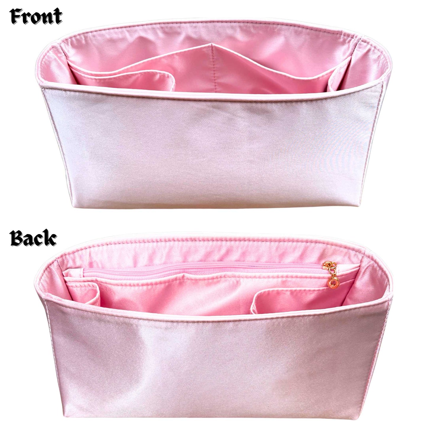 Bag Insert for (Coach, BROOKLYN SHOULDER BAG 28) Organizer of Silk Fabric