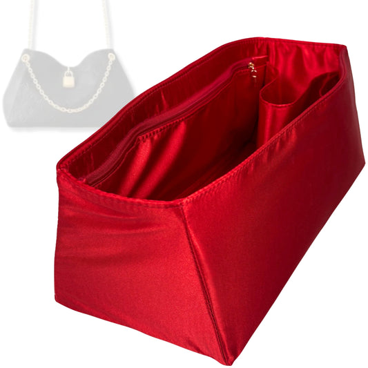 Bag Insert for (LV, Anytime PM) Organizer Tote Purse Organiser Liner Shaper [Premium Silk Material]