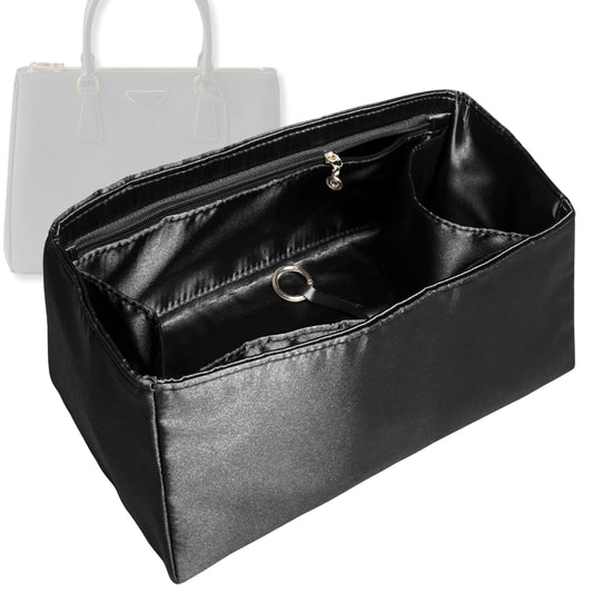 Bag Insert for (Prada, Galleria Large) Organizer Tote Purse Organiser Liner Shaper [Premium Silk Material]