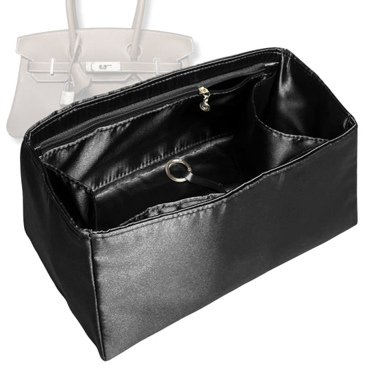 Bag Insert for (Hermes, Birkin Shoulder Light 39) Organizer Tote Purse Organiser Liner Shaper [Premium Silk Material]