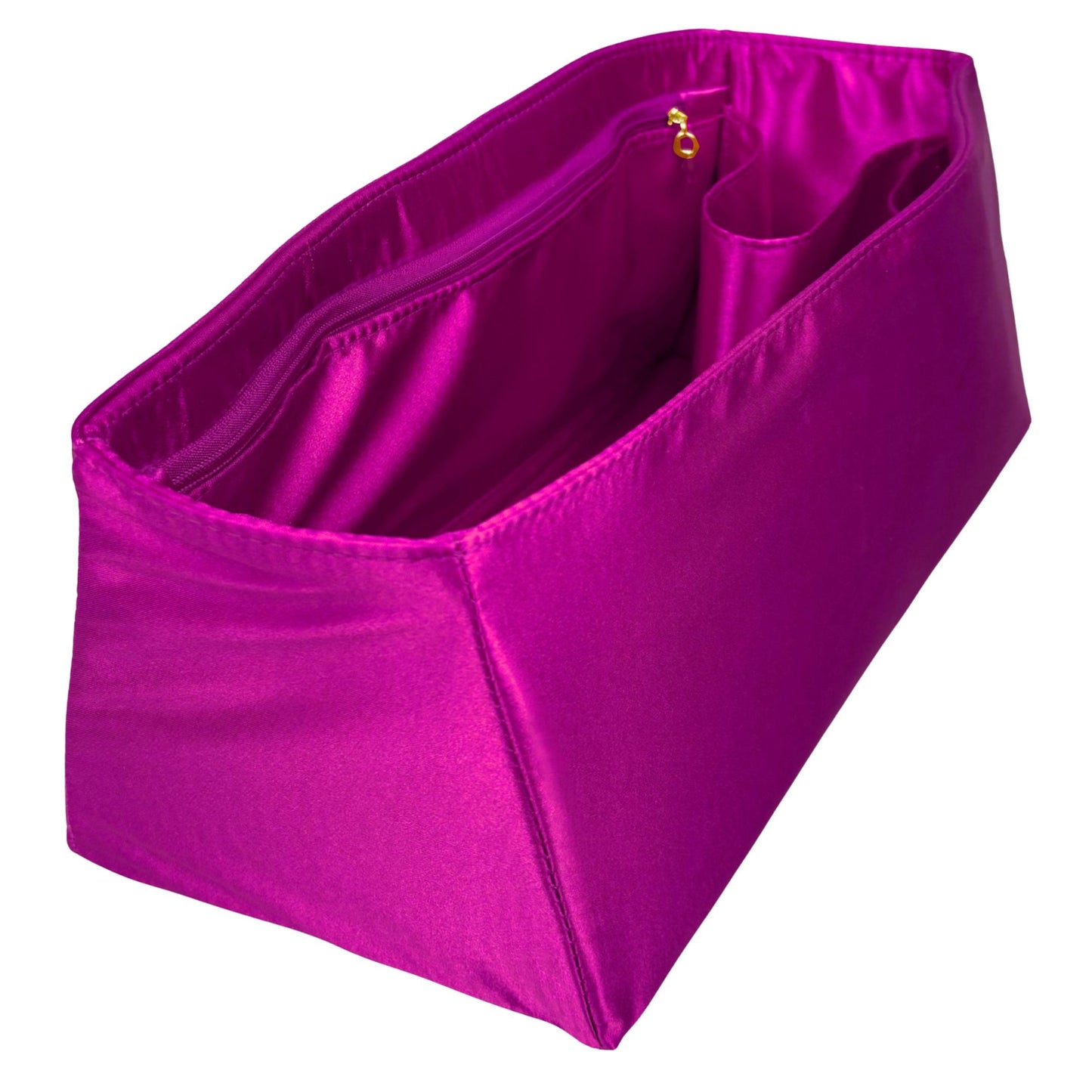 Bag Insert for (Michael Kors, Hamilton Medium Leather Satchel) Organizer of Silk Fabric