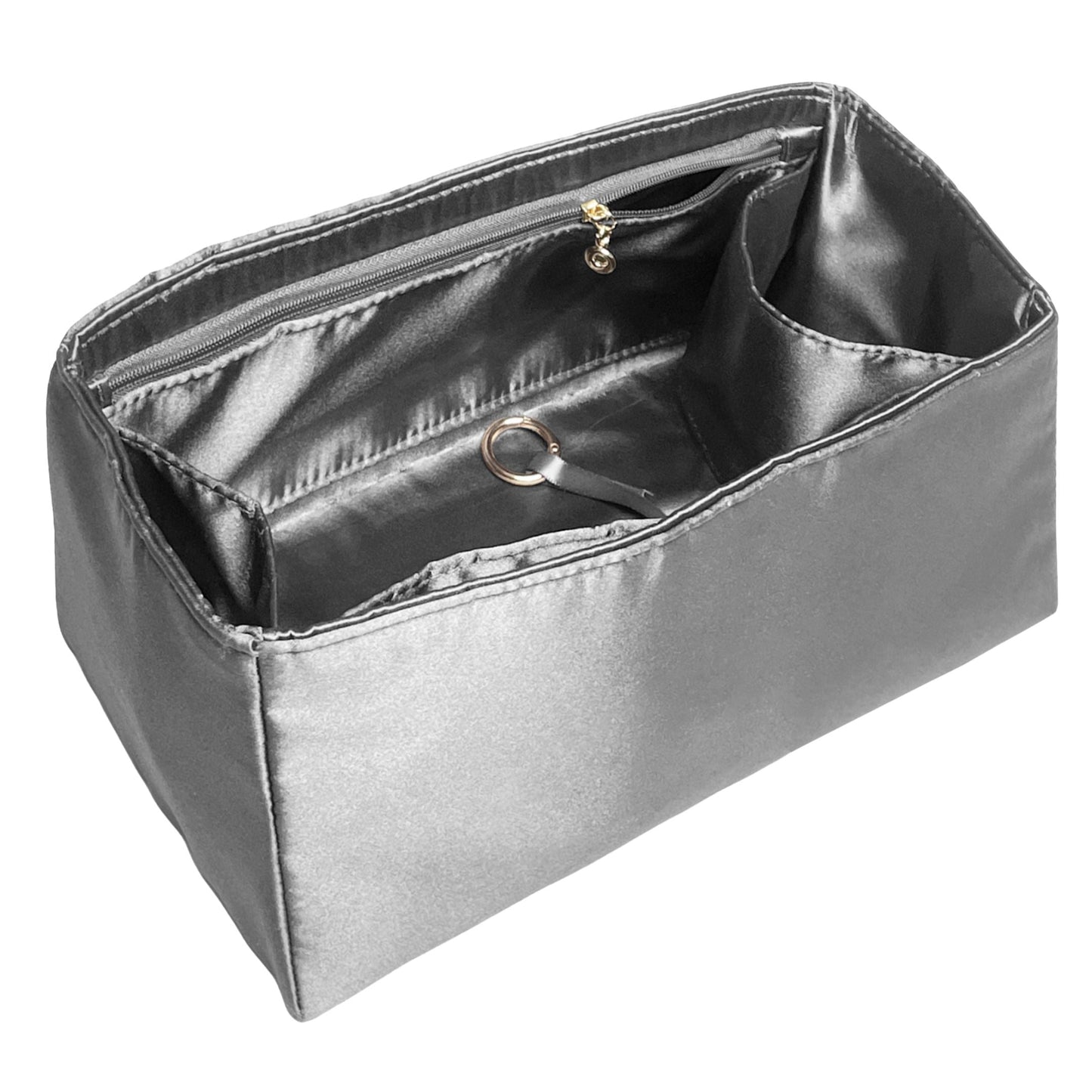 Bag Insert for (LV, Odeon Tote MM (Medium)) Organizer of Silk Fabric