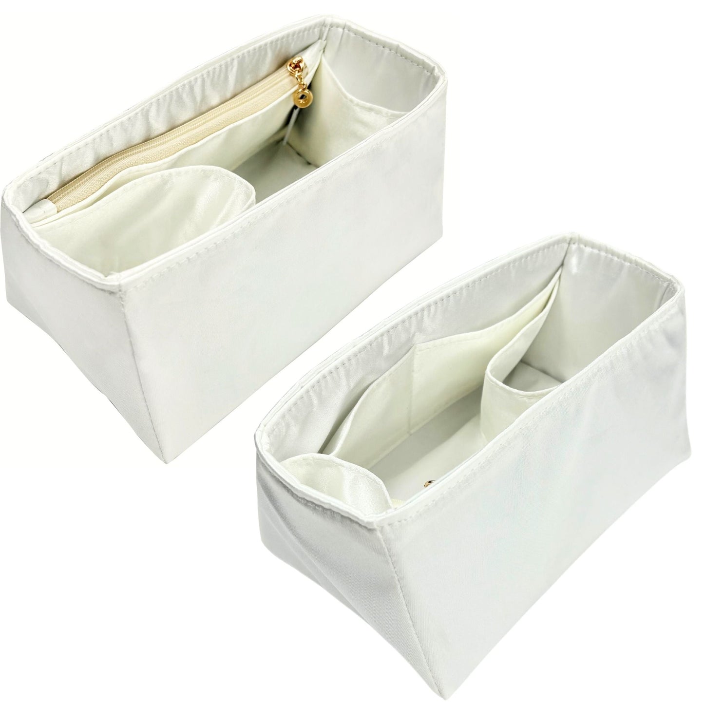 Bag Insert for (Poelle Atelier, Medium Carolyn Tote Bag) Organizer of Silk Fabric