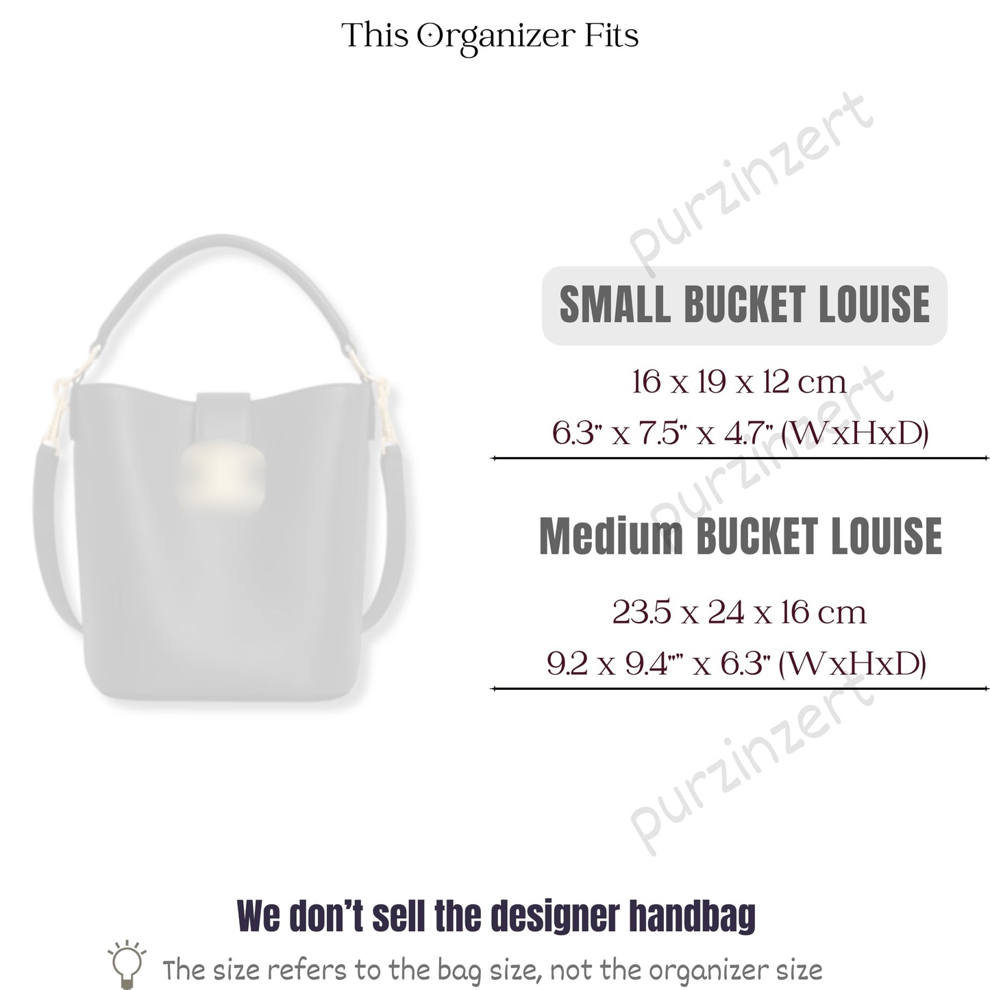 Bag Insert for (Celine, Small Louise Bag) Organizer of Silk Fabric