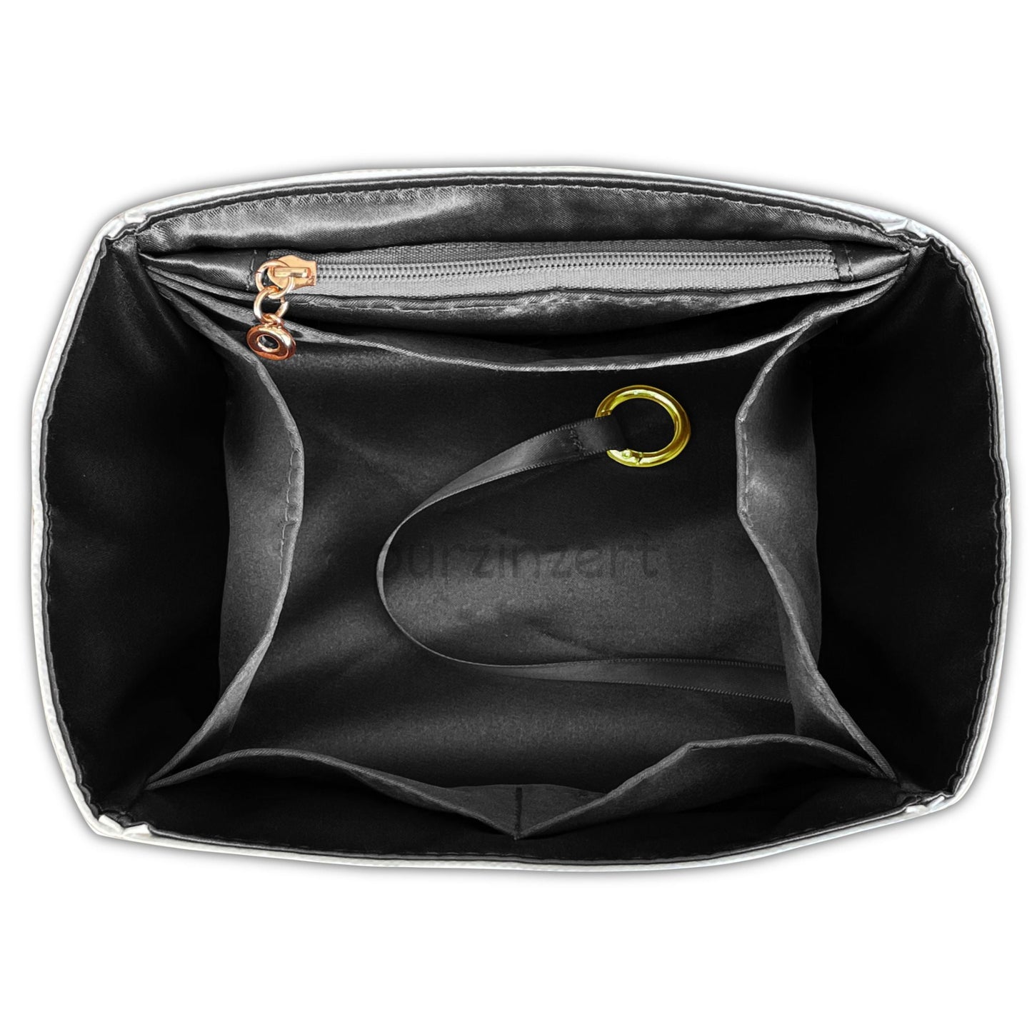 Bag Insert for (Hermes, Picotin 31) Organizer of DupontPaper with Silk Interior