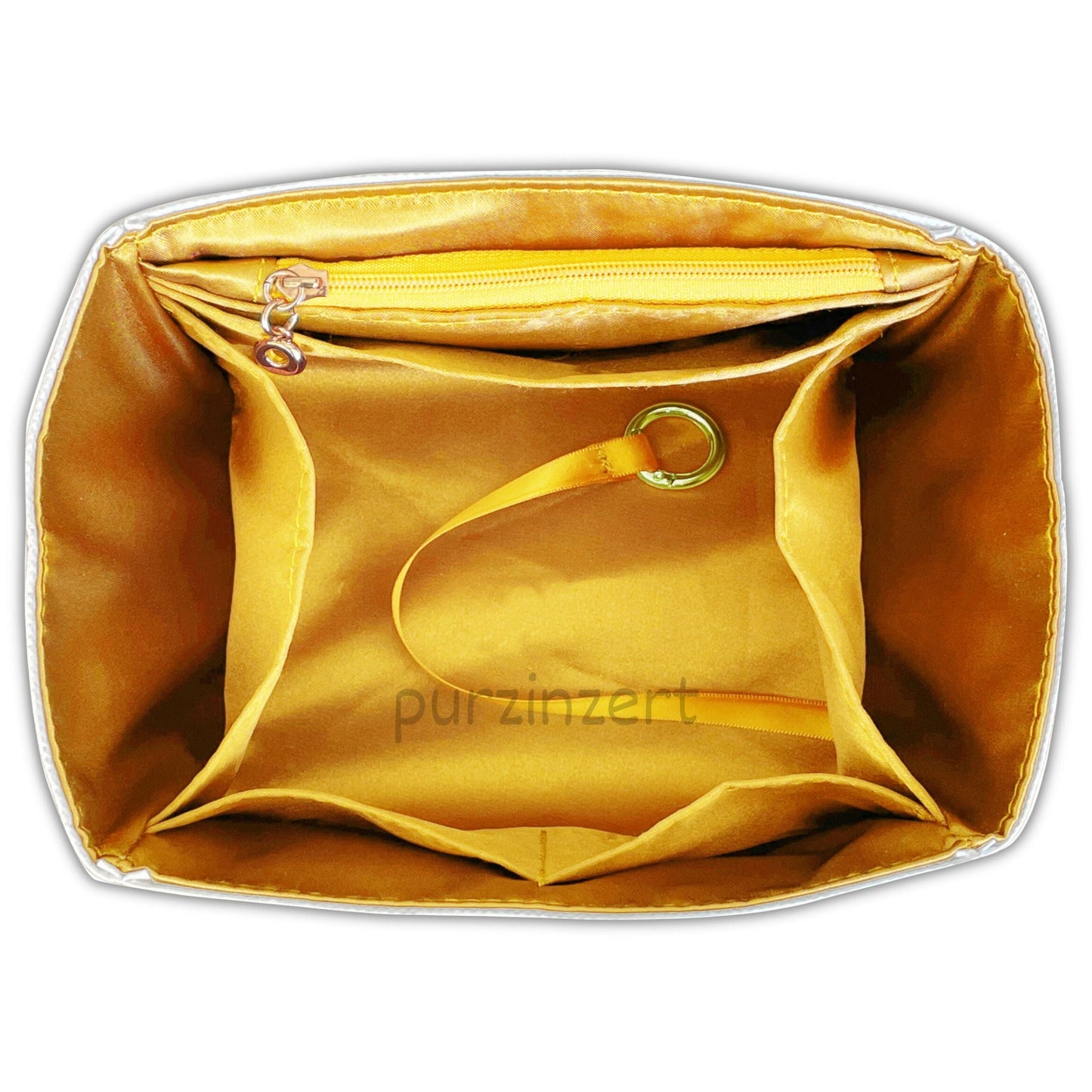 Bag Insert for (Hermes, Picotin 22 (MM)) Organizer of DupontPaper with Silk Interior