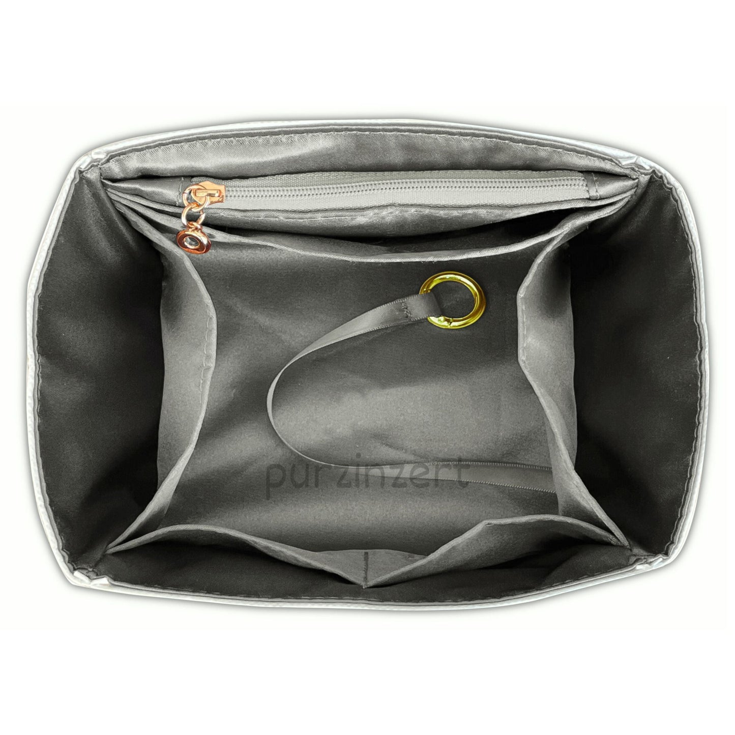 Bag Insert for (Hermes, Picotin 26 (GM)) Organizer of DupontPaper with Silk Interior