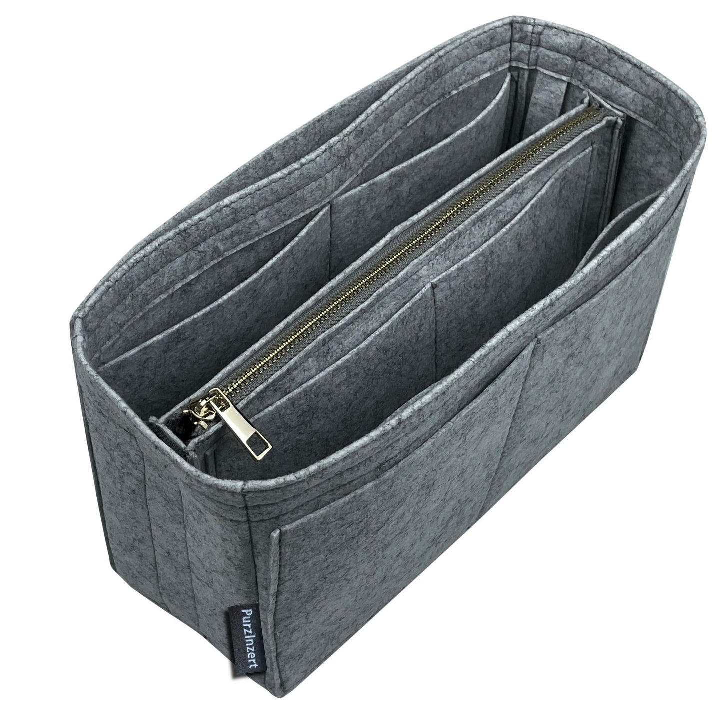 Bag Insert for (Burberry, Medium Check Bowling Bag) Organizer of Felt Fabric