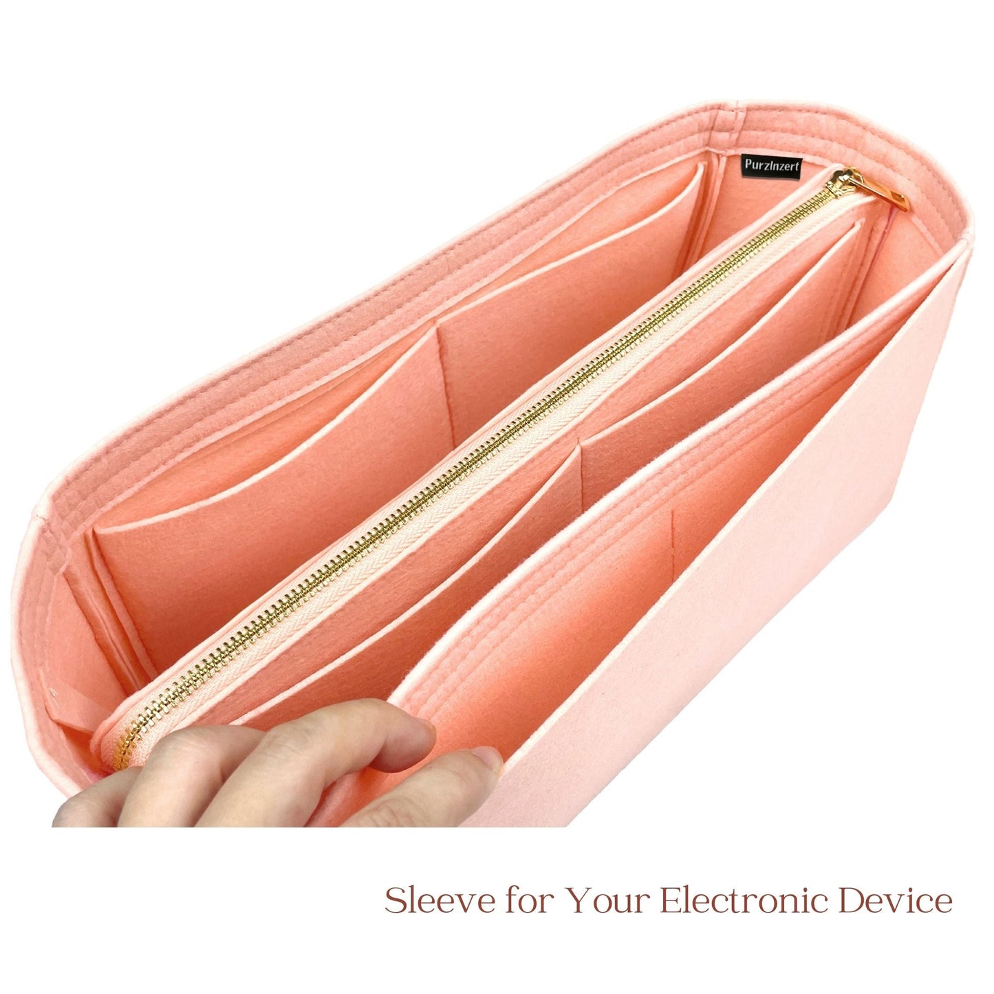 Bag Insert for (Chanel, Deauville Canvas Medium) Organizer of Felt Fabric