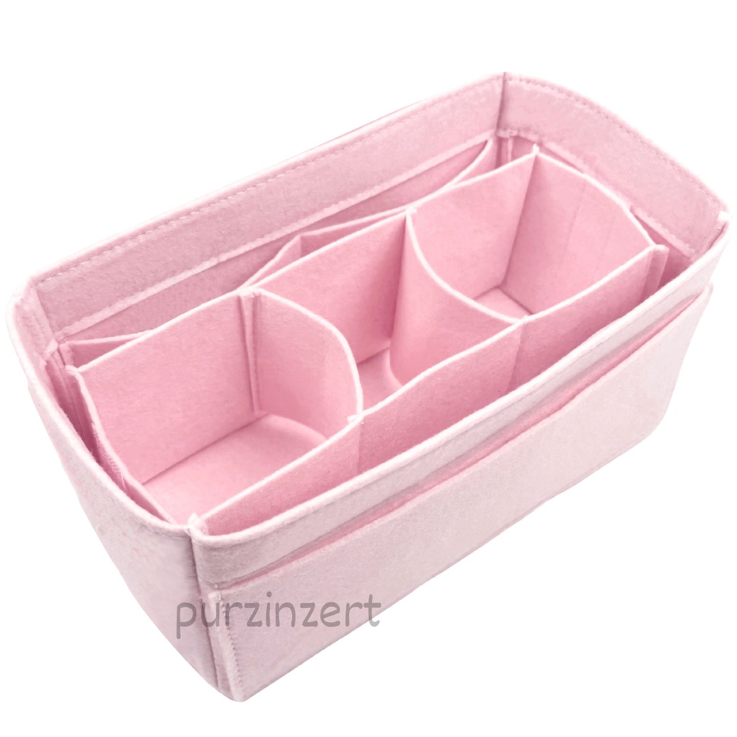 Bag Insert for (Celine, SQUARE VANITY CASE) Organizer of Felt Fabric
