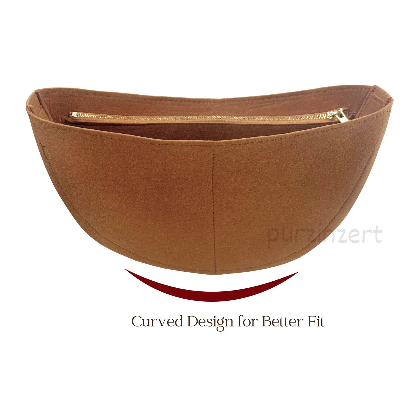 Bag Insert for (Goyard, Hirondelle Bag) Organizer of Felt Fabric