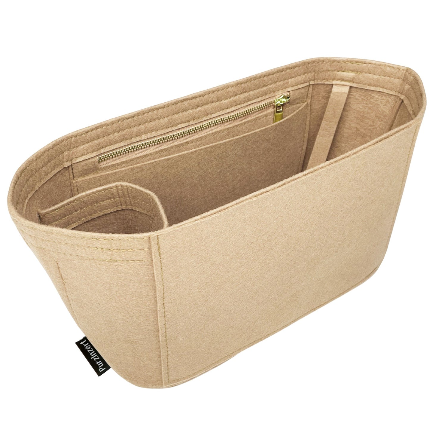 Bag Insert for (Balenciaga, Bel Air Carry All Small) Organizer of Felt Fabric