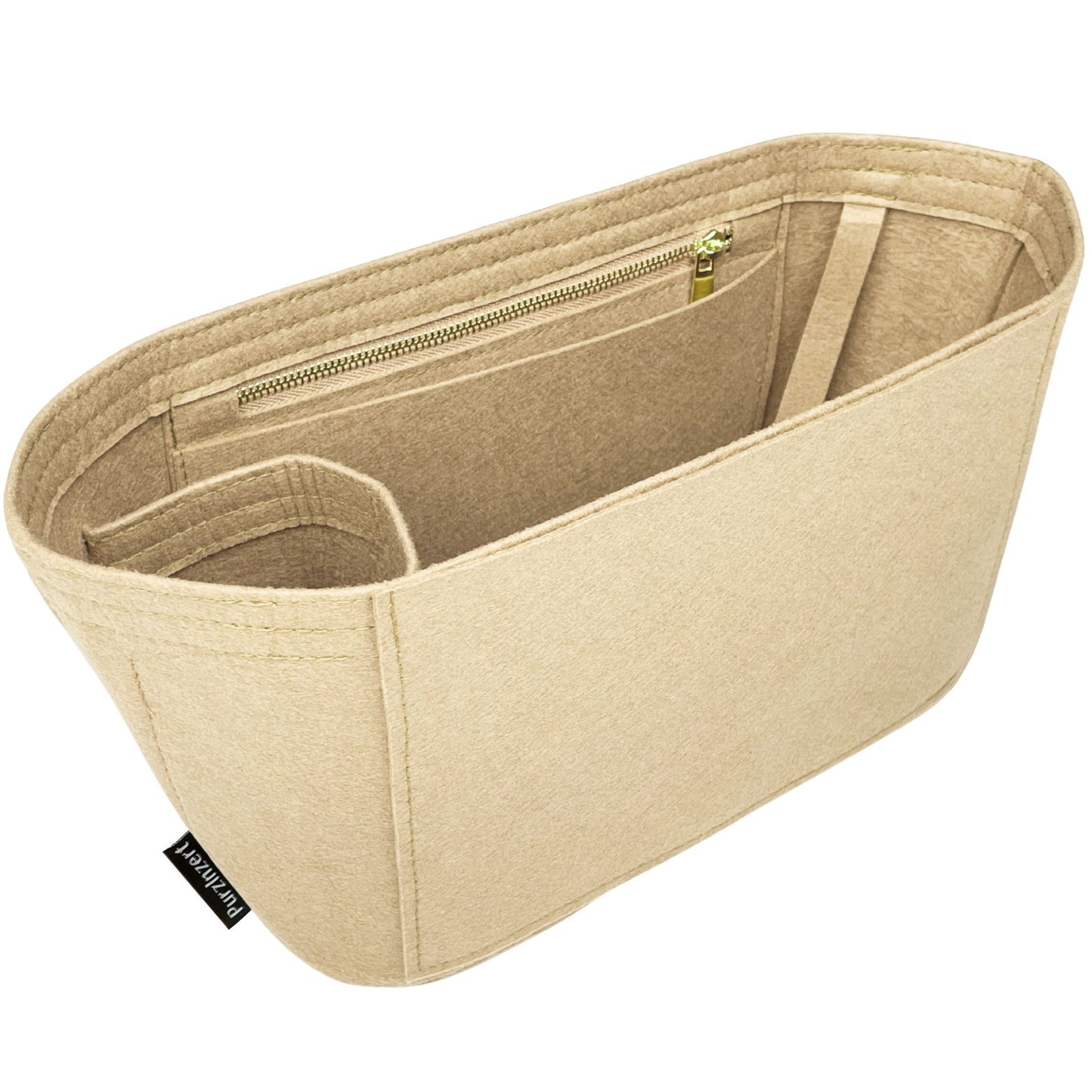 Bag Insert for (Balenciaga, Bel Air Carry All Small) Organizer of Felt Fabric
