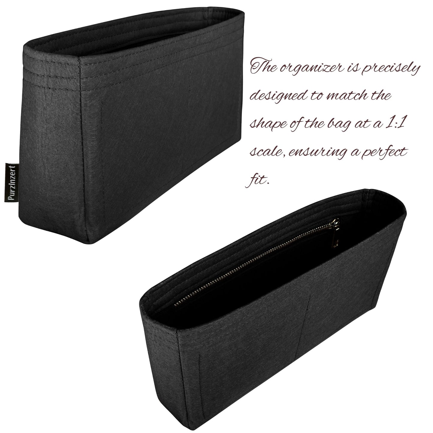 Bag Insert for (, Daily Battle 19) Organizer of Felt Fabric