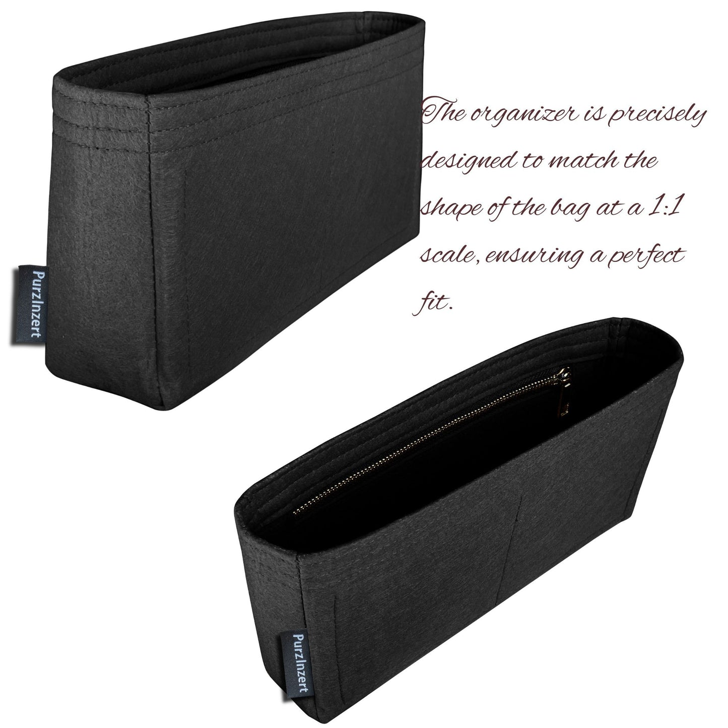Bag Insert for (Chanel, Coco Small) Organizer of Felt Fabric