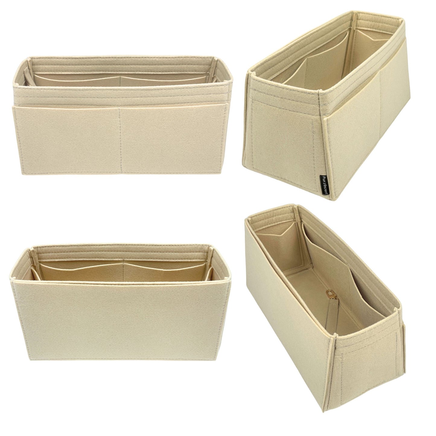 Bag Insert for (Bottega Veneta, BV Hop Small) Organizer of Felt Fabric