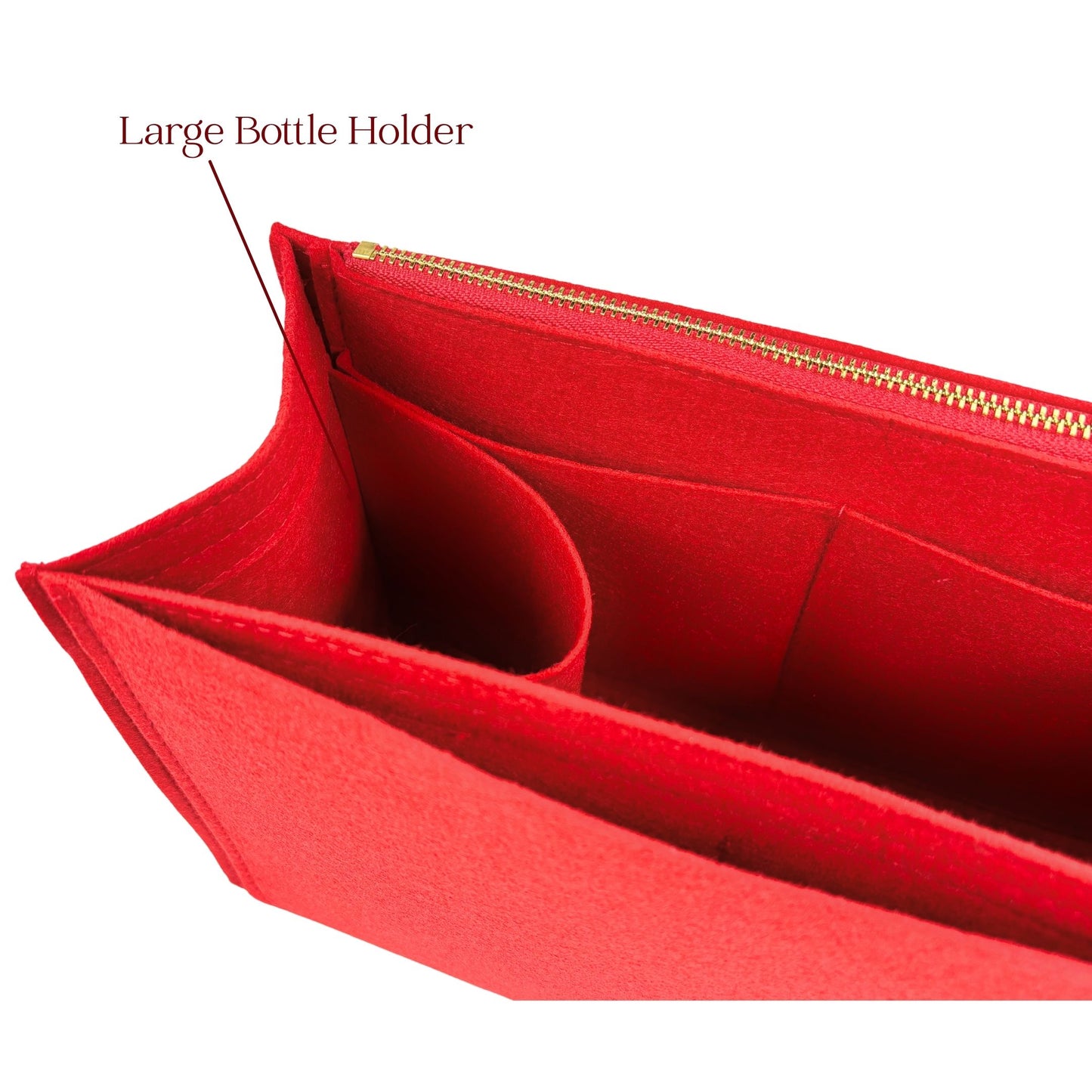 Bag Insert for (Bally, Easy Bally Tote) Organizer of Felt Fabric