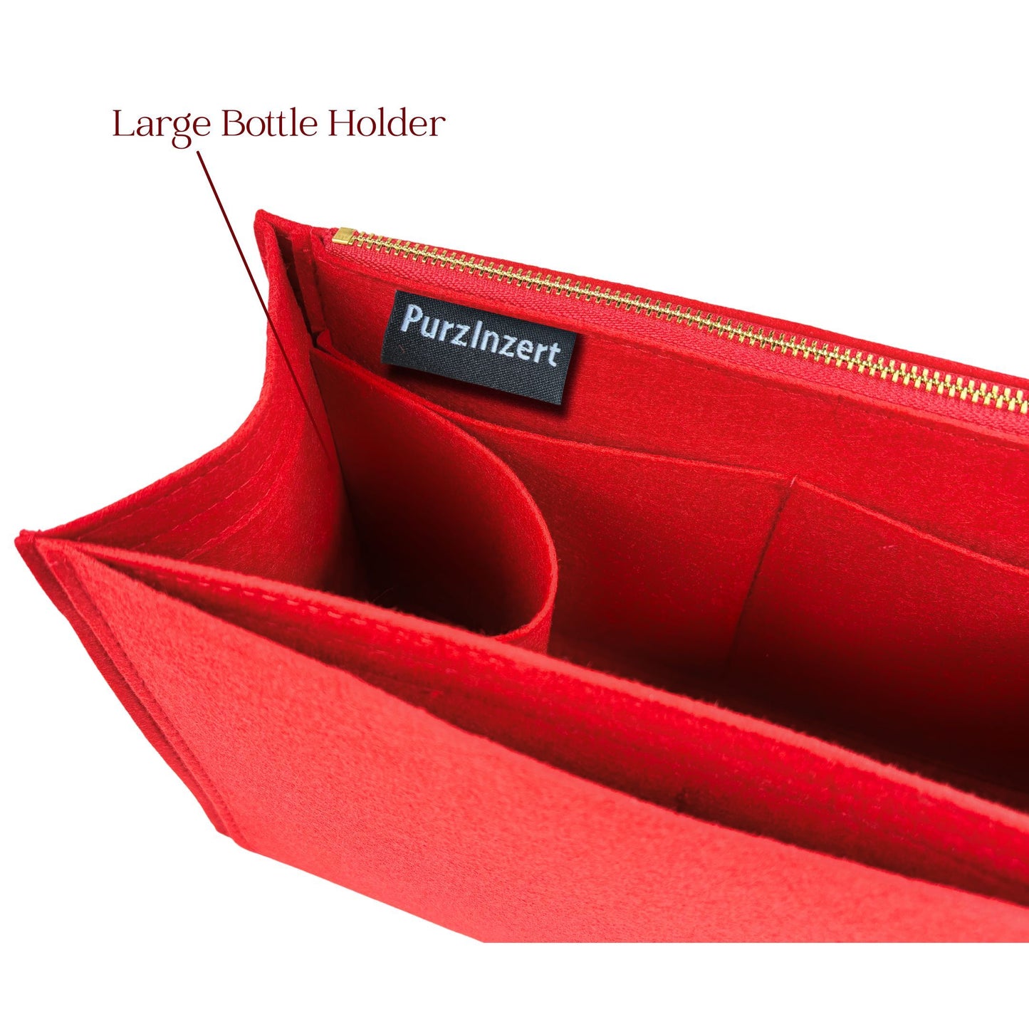 Bag Insert for (Coach, Cashin Carry 32) Organizer of Felt Fabric