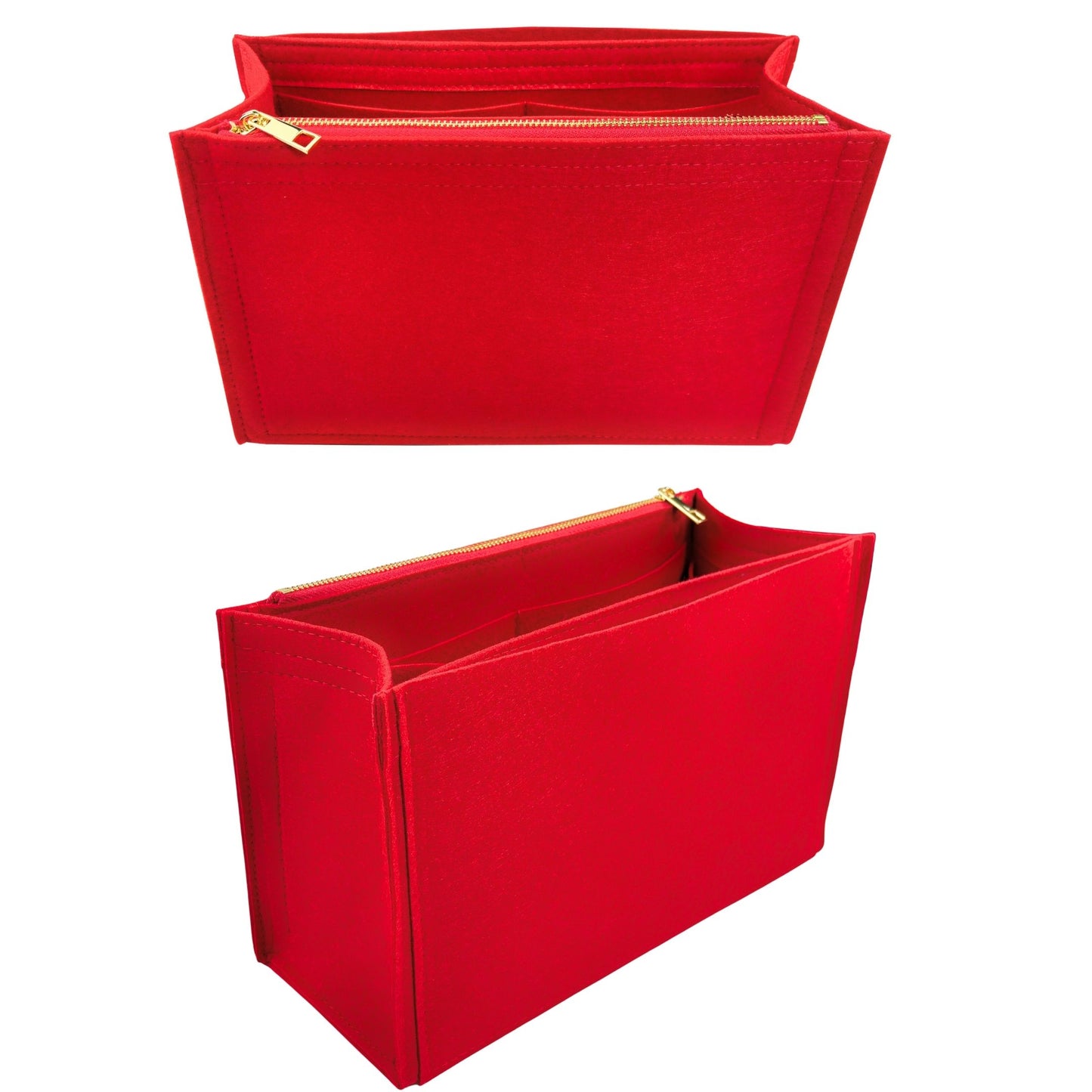 Bag Insert for (Bally, Easy Bally Tote) Organizer of Felt Fabric