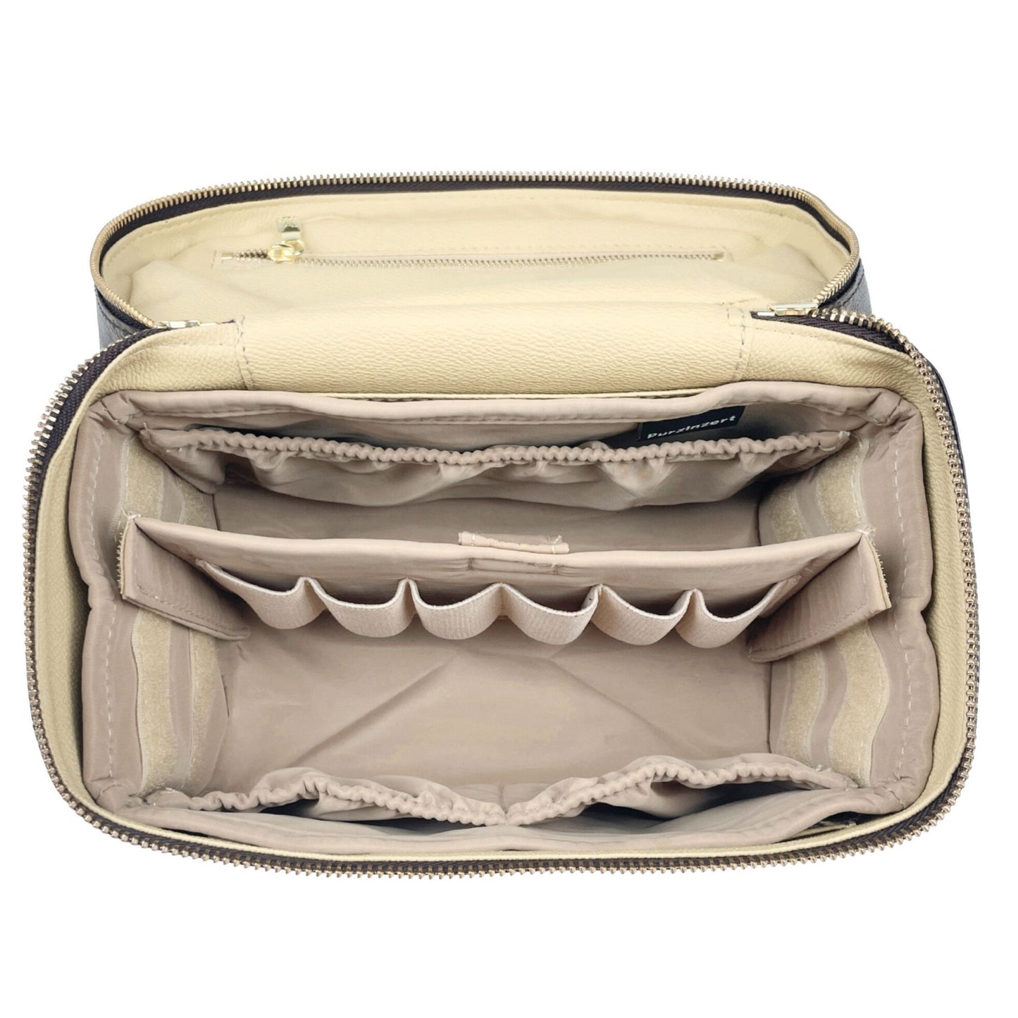 Bag Insert for (LV, M11750 Toiletry Bag) Organizer of Nylon Fabric