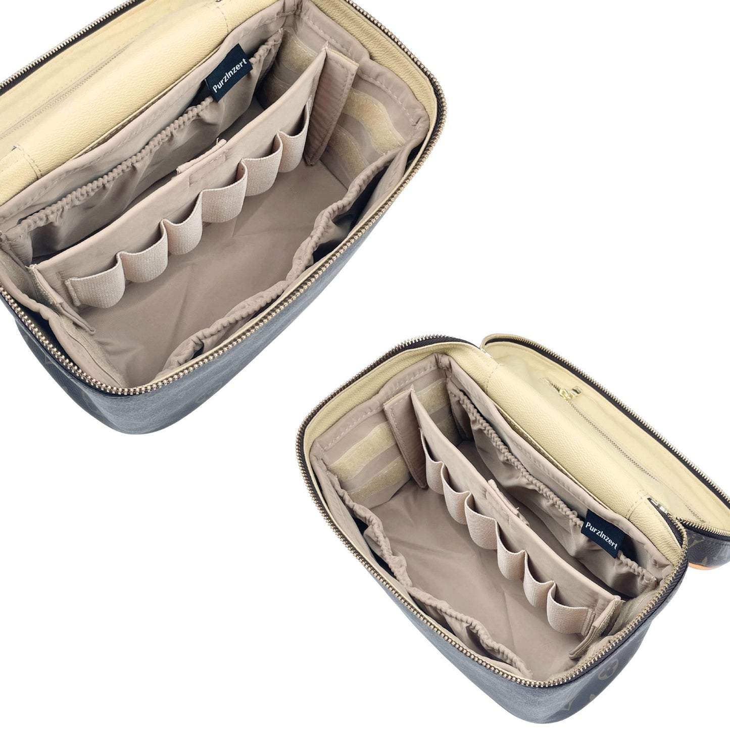 Bag Insert for (LV, M11750 Toiletry Bag) Organizer of Nylon Fabric