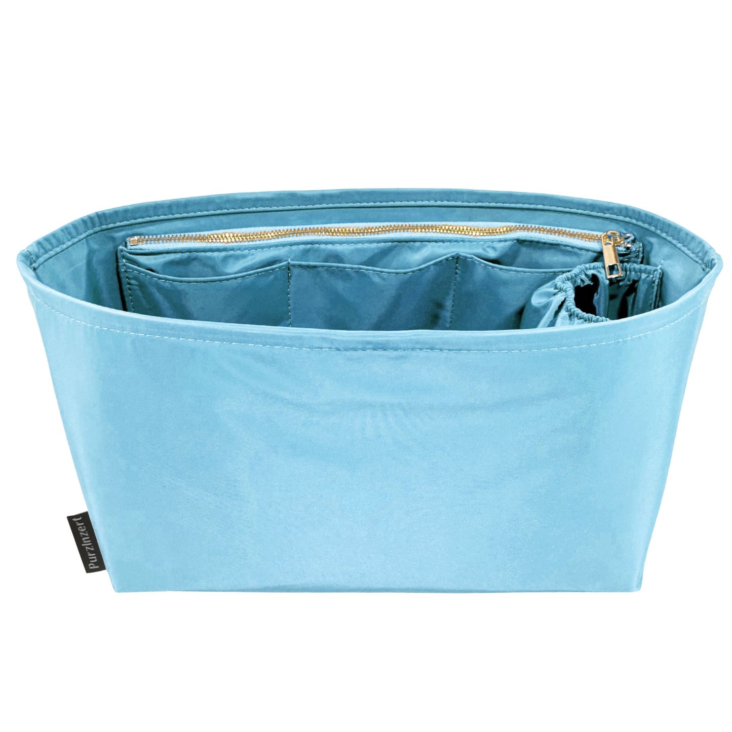 Bag Insert for (Bottega Veneta, Intrecciato North-South Tote Small) Organizer of Nylon Fabric