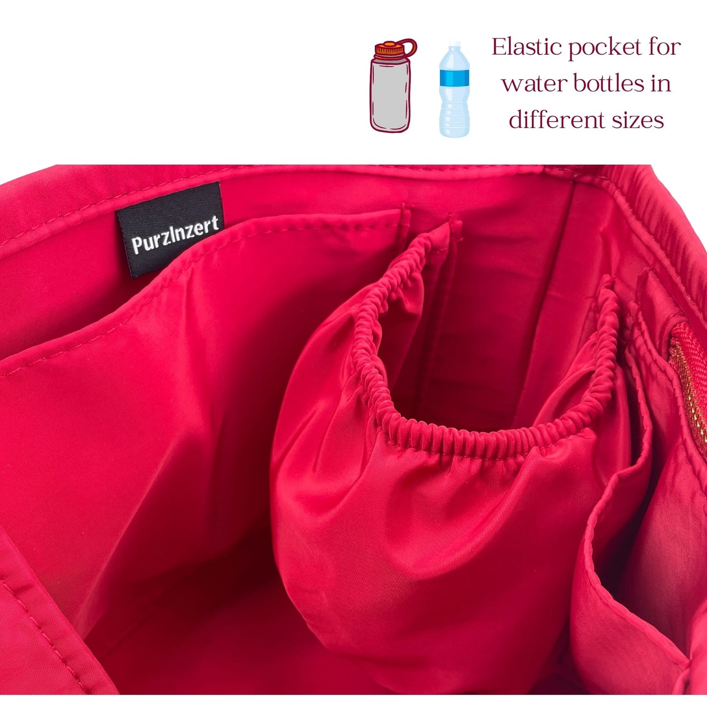 Bag Insert for (Celine, Large Phantom) Organizer of Nylon Fabric