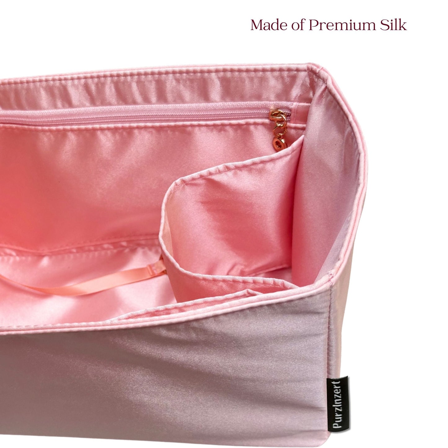 Bag Insert for (Chanel, Cerf Large) Organizer of Silk Fabric