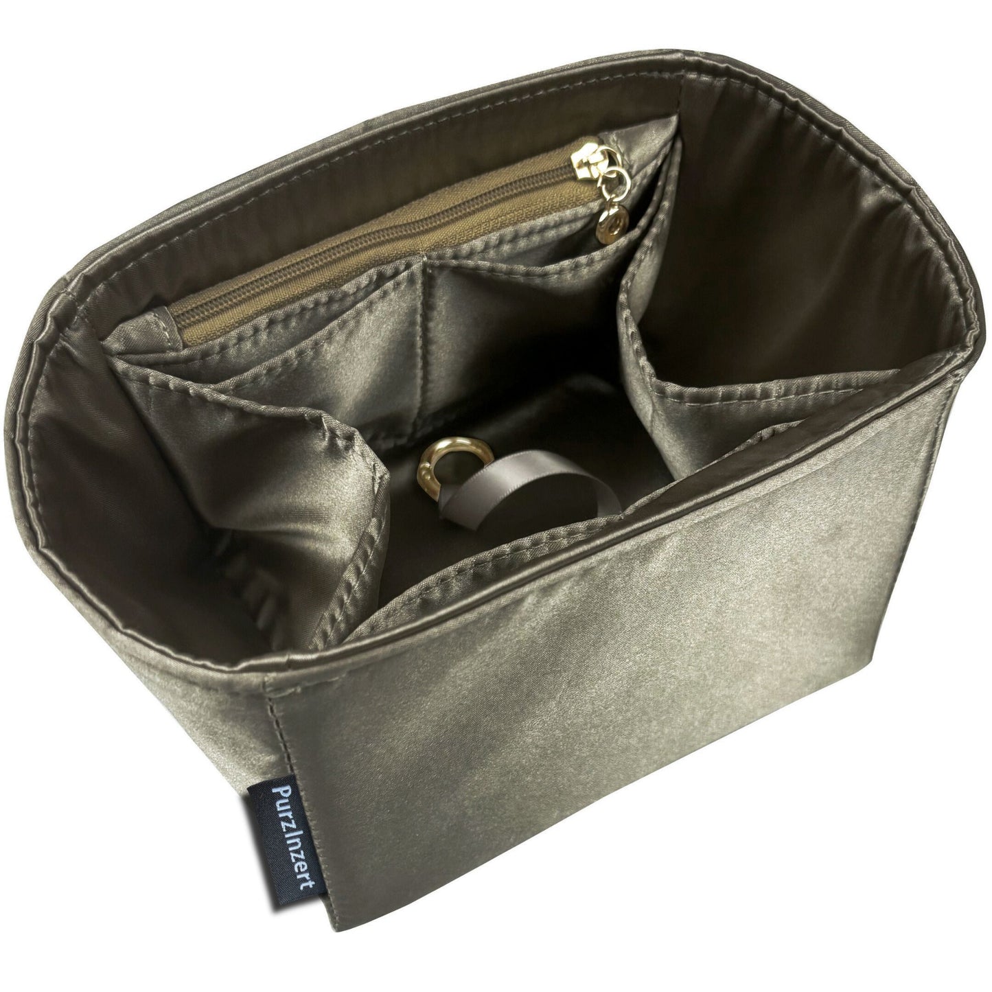 Bag Insert for (Hermes, In-the-Loop 18) Organizer of Silk Fabric