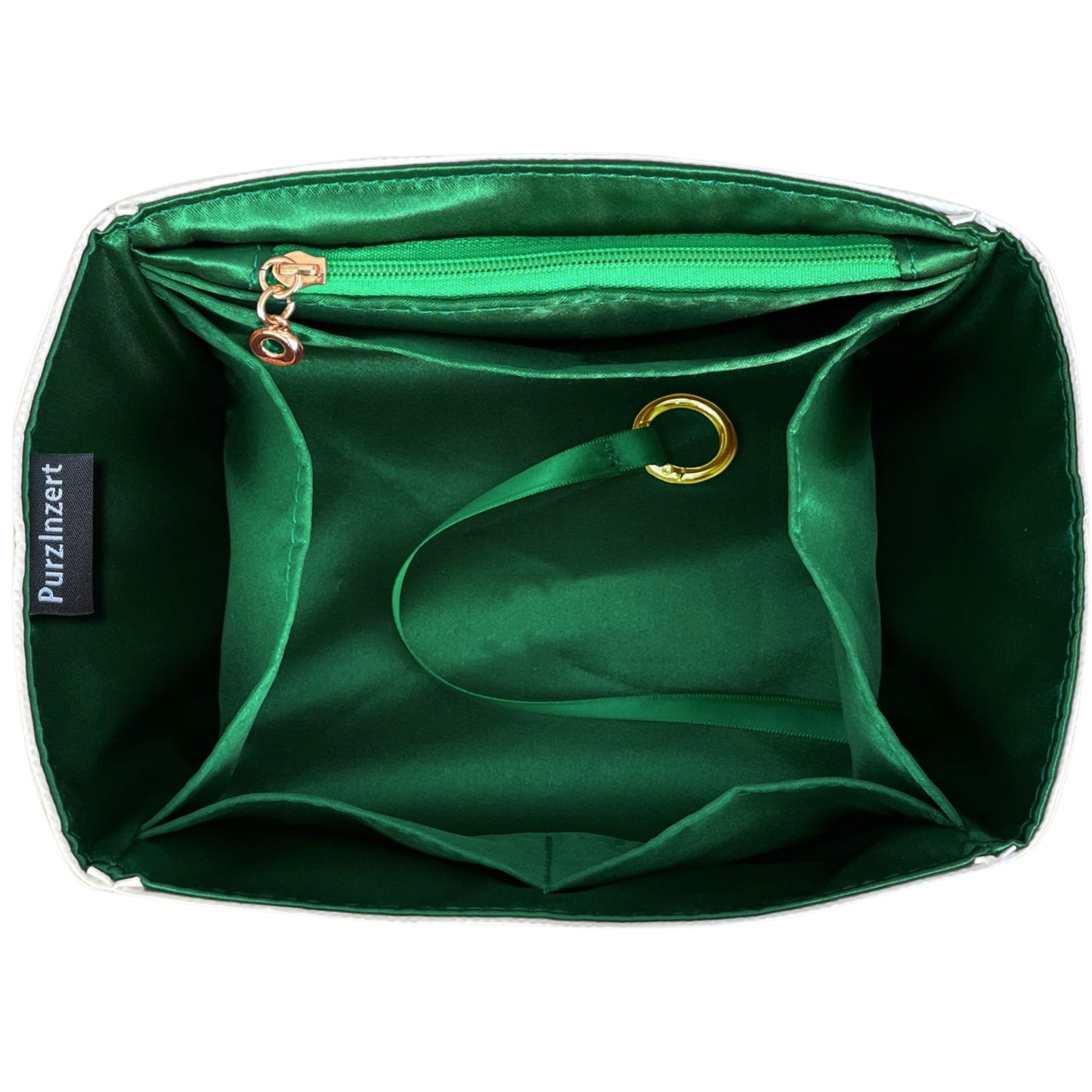 Bag Insert for (Hermes, In-the-Loop 18) Organizer of Silk Fabric