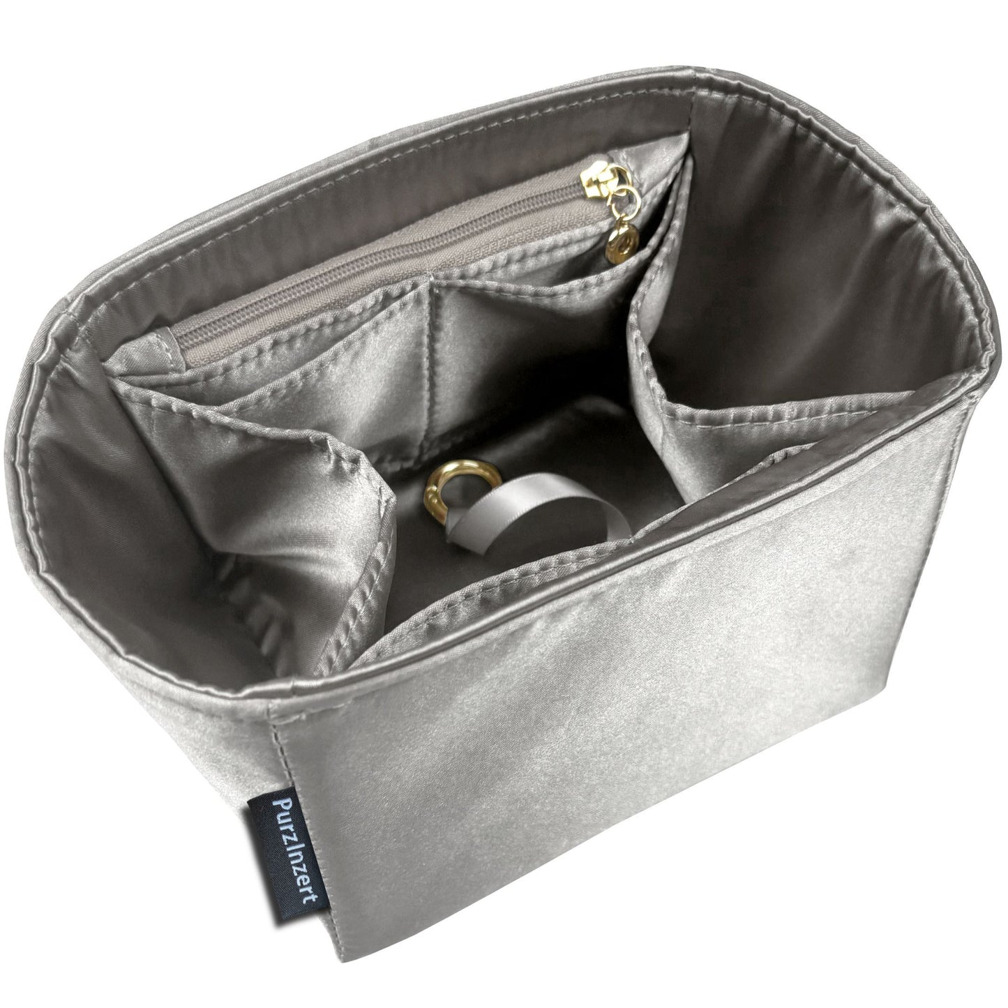 Bag Insert for (Hermes, In-the-Loop 18) Organizer of Silk Fabric