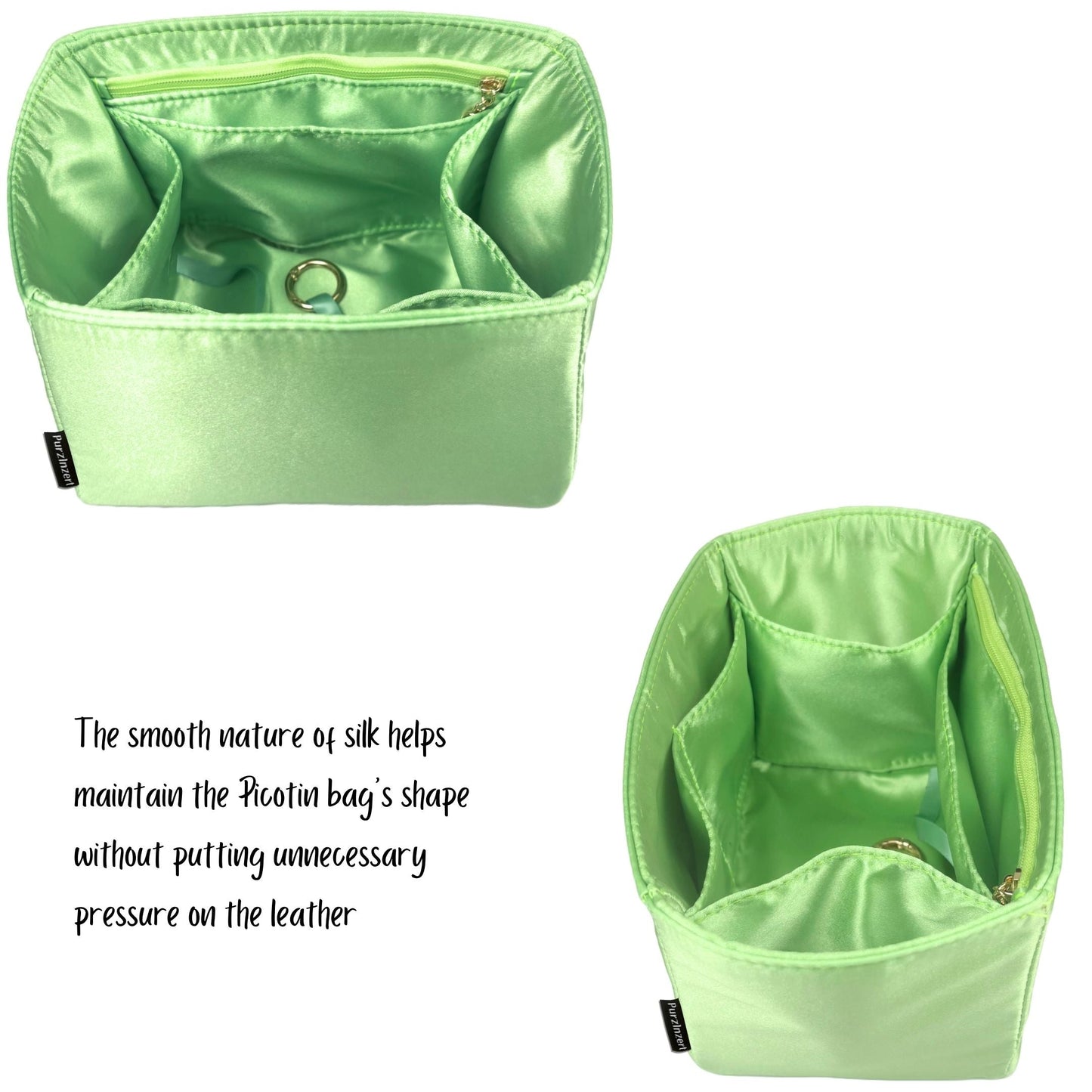 Bag Insert for (LV, Blossom PM) Organizer of Silk Fabric