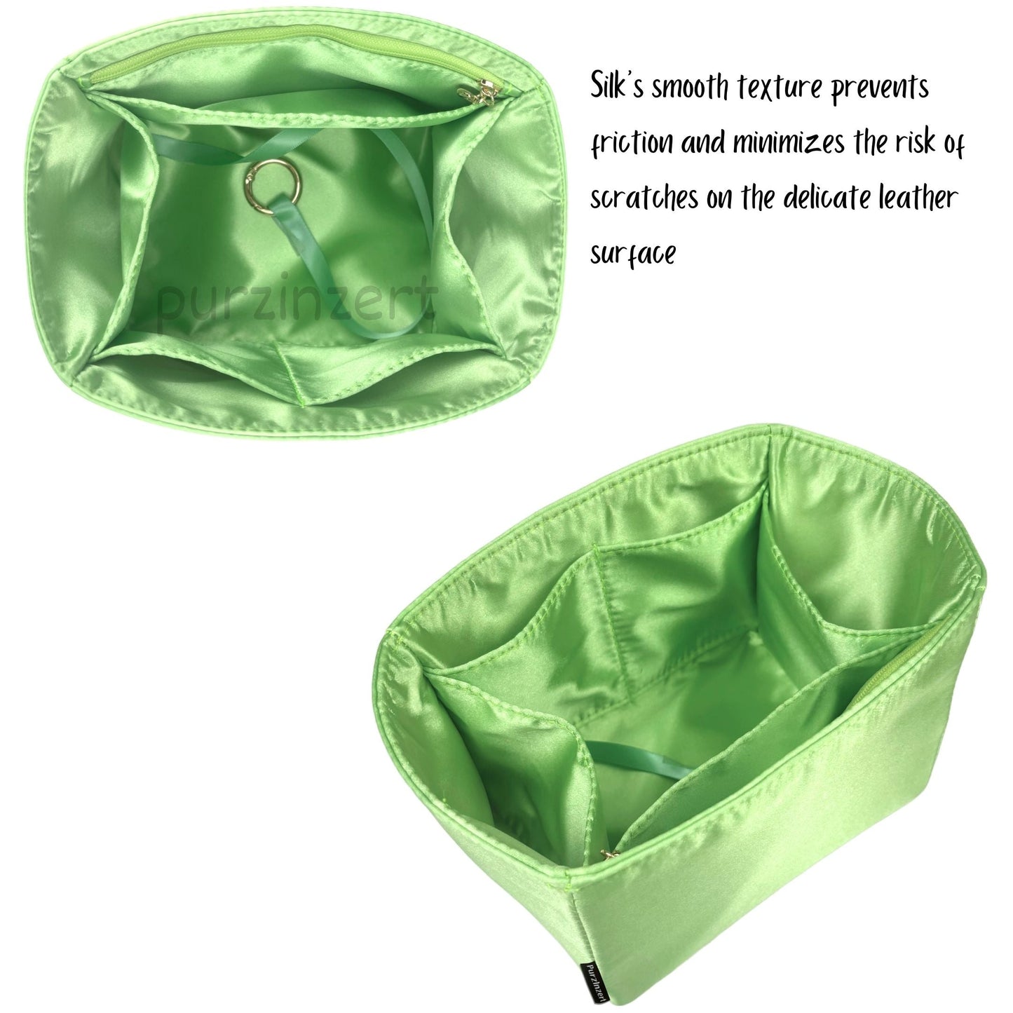 Bag Insert for (LV, Blossom PM) Organizer of Silk Fabric