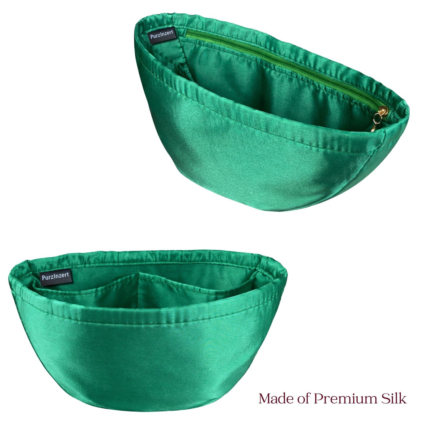 Bag Insert for (Saint Laurent (YSL), ICARE hobo) Organizer of Silk Fabric