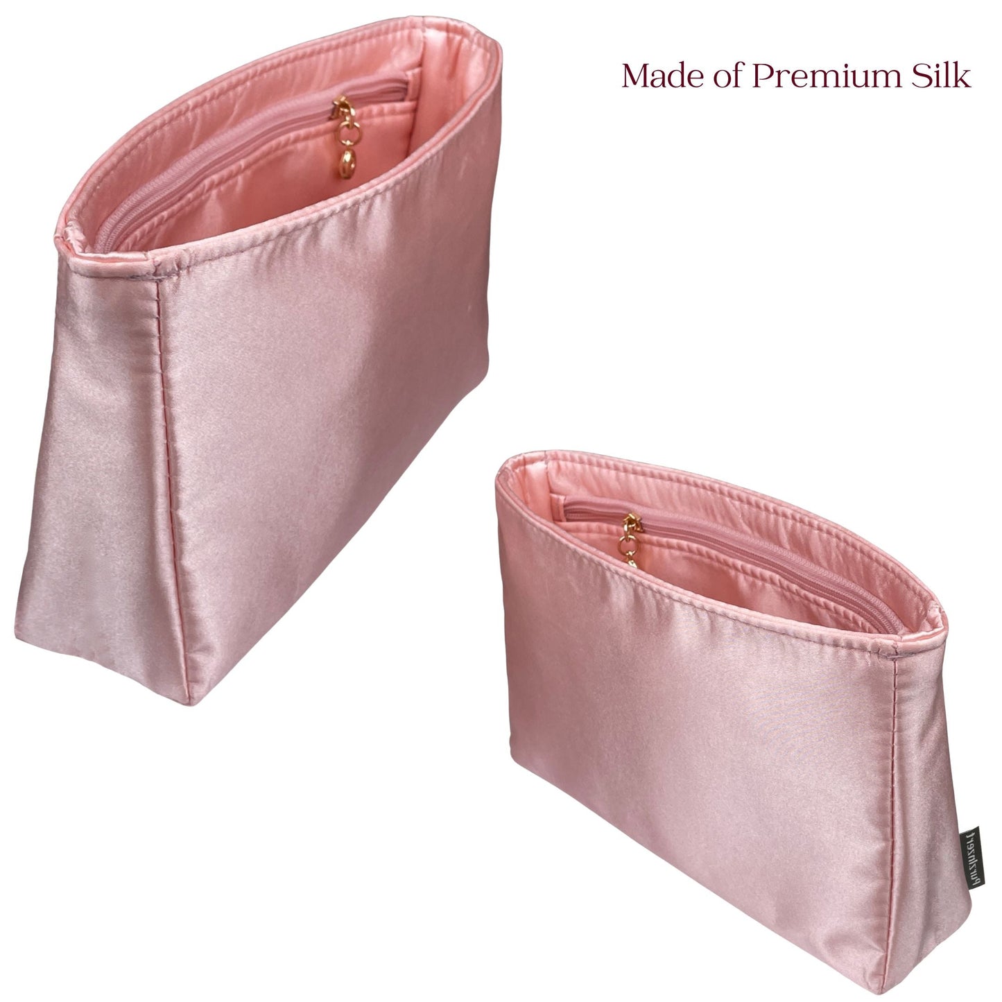 Bag Insert for (Chanel, Gabrielle Large Hobo) Organizer of Silk Fabric