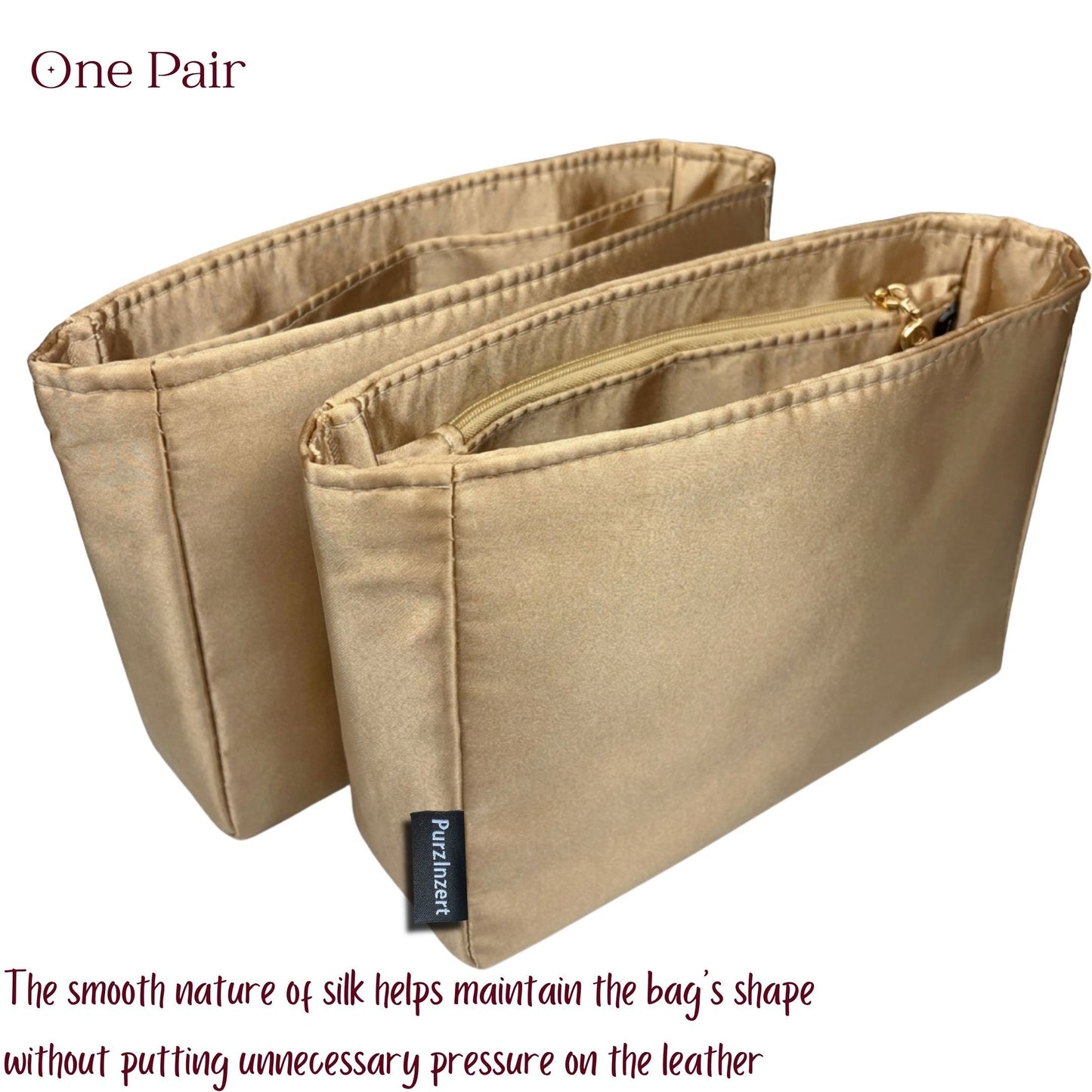 Bag Insert for (LV, NéoNoé BB) Organizer of Silk Fabric