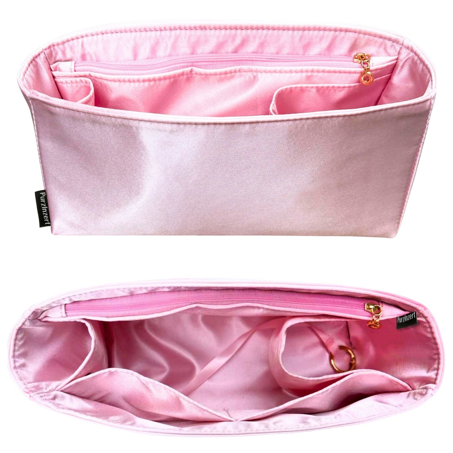 Bag Insert for (Bottega Veneta, BV Hop Small) Organizer of Silk Fabric