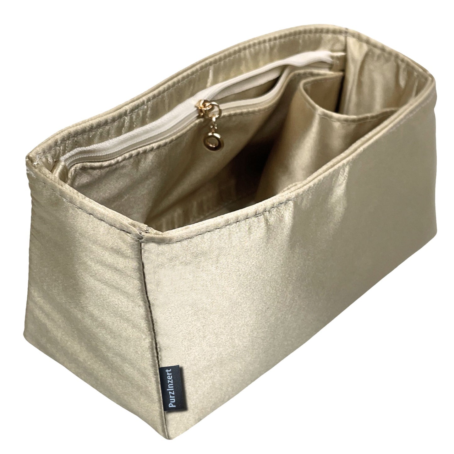 Bag Insert for (DeMellier, The Midi Hudson) Organizer of Silk Fabric