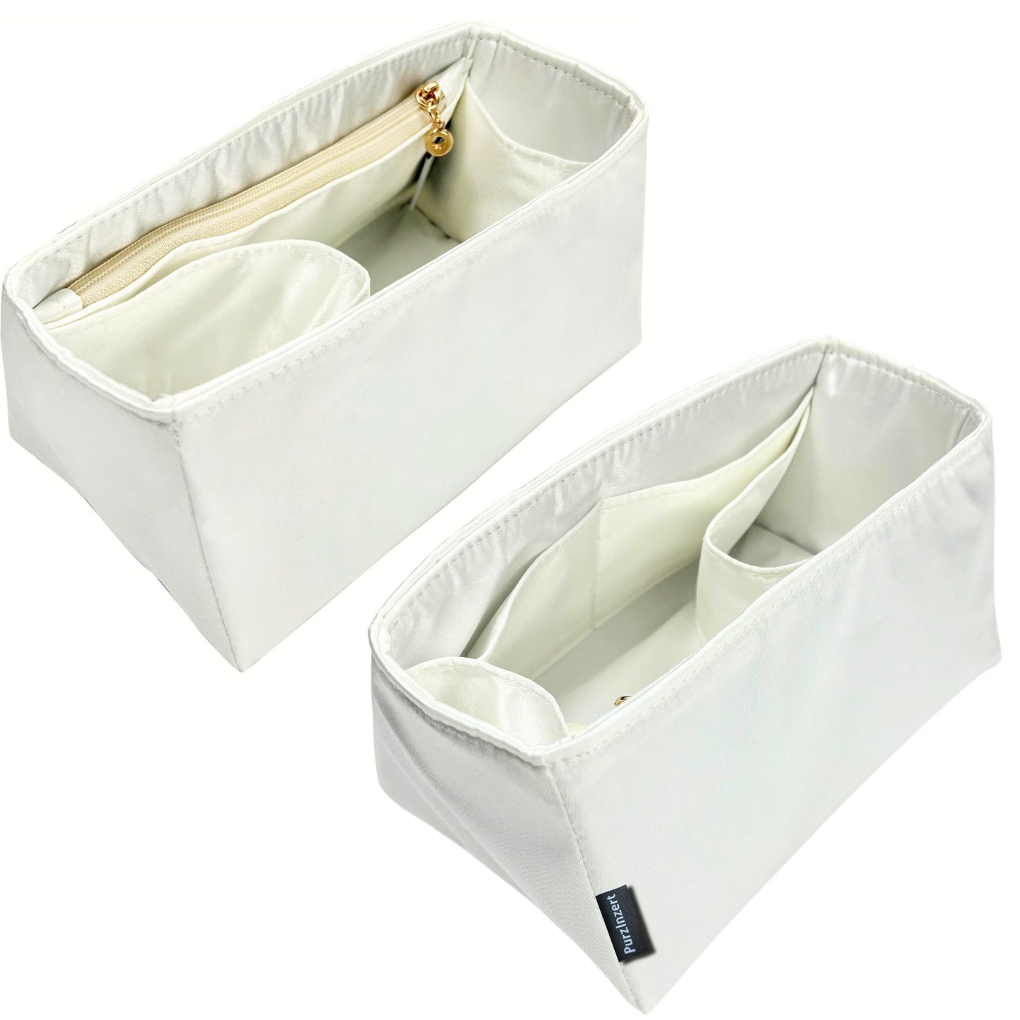 Bag Insert for (DeMellier, The Midi Hudson) Organizer of Silk Fabric